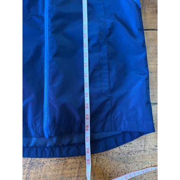 Boys Eddie Bauer Blue Double Zip Hooded Long Sleeve‎ Lightweight Jacket Size 14 - Picture 7 of 12